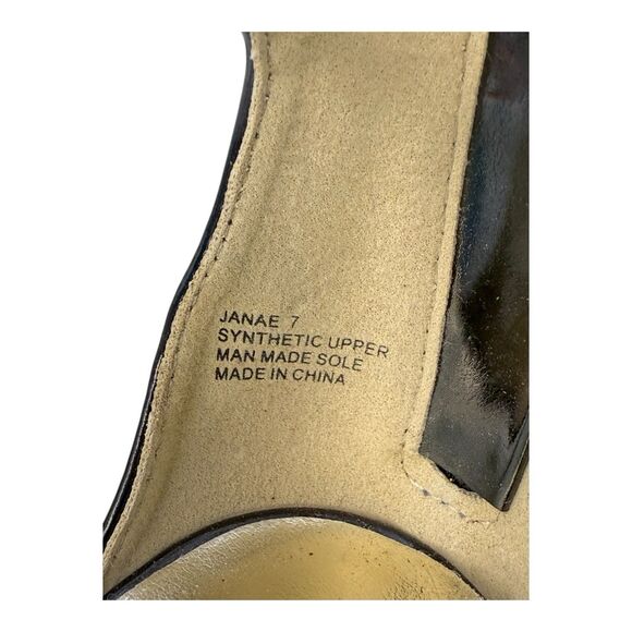 Bebe Women’s Janae Black Upper Patent Leather High Heel Pump US Size 7 - Picture 4 of 7